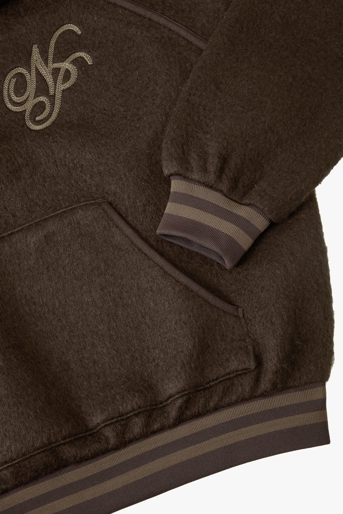 Teddy Quarter-Zip Brown