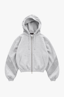 C-suite Zip-Up Hoodie Grey