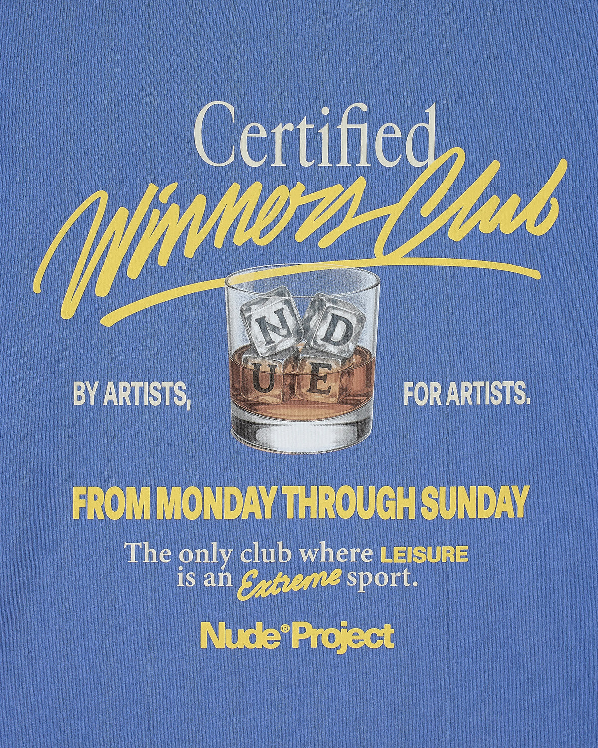 Winners Club Tee Blue