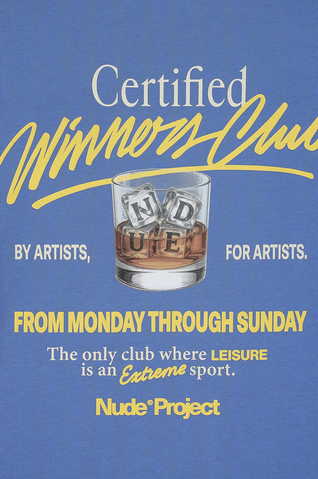 Winners Club Tee Blue