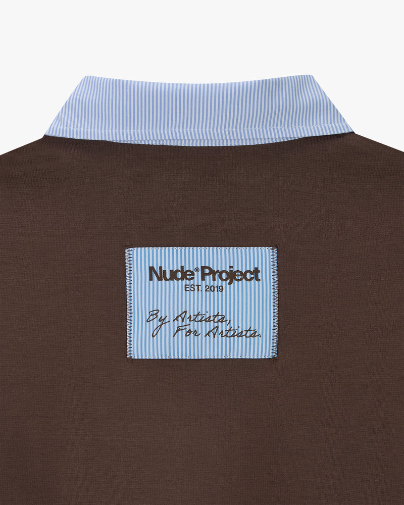 Keef Polo Rugby Brown