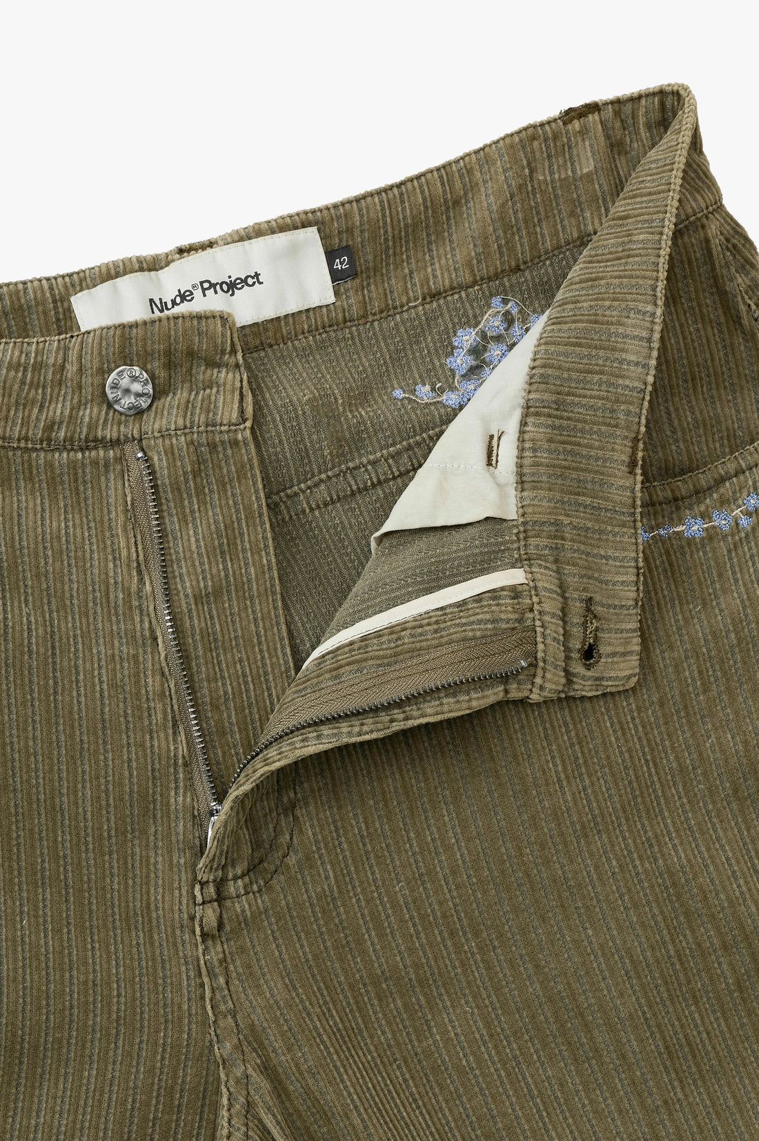 Director Corduroy Pants Green