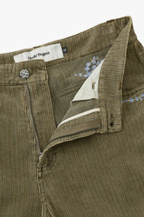 Director Corduroy Pants Green
