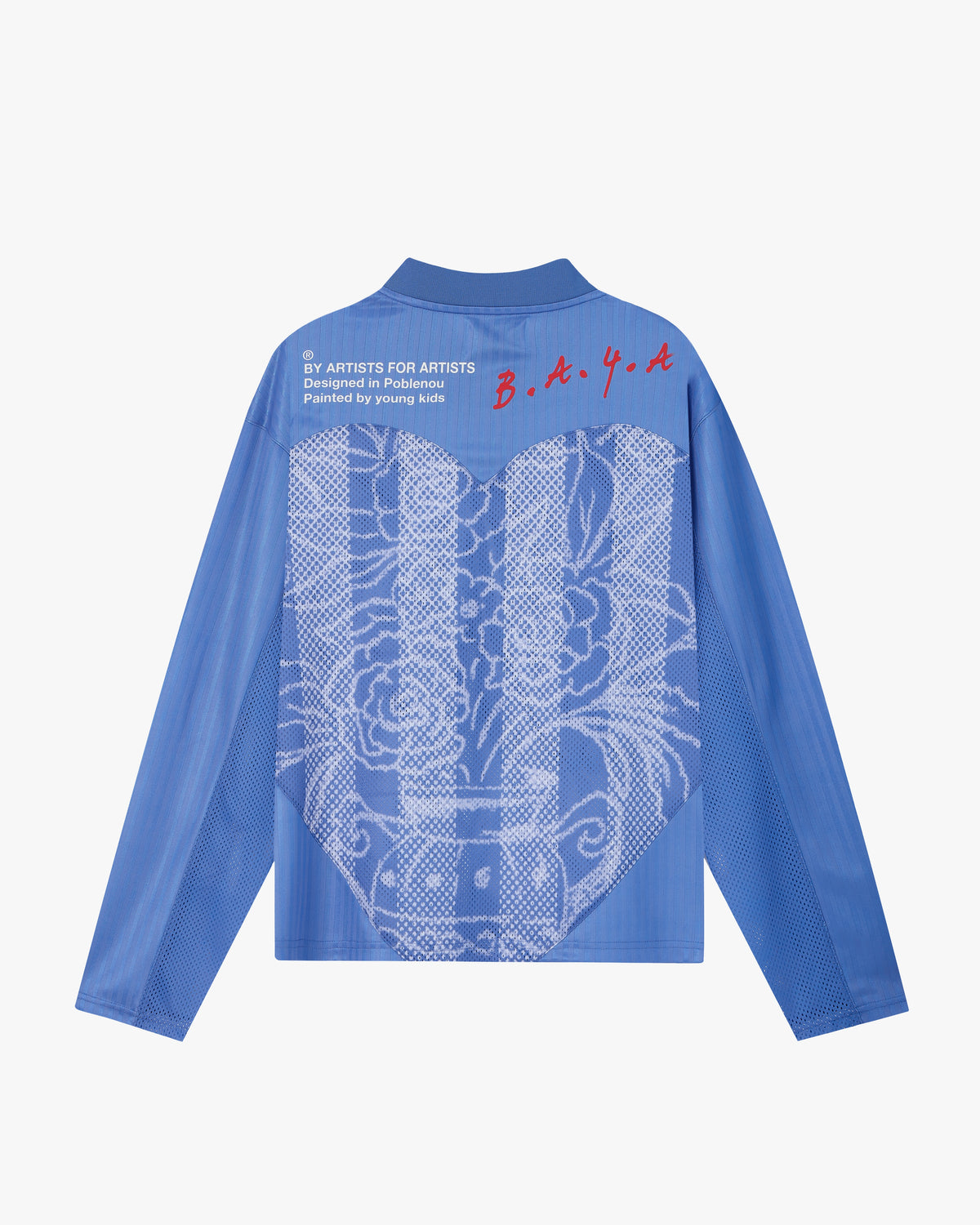Paolo Football Long-Sleeve Tee Blue