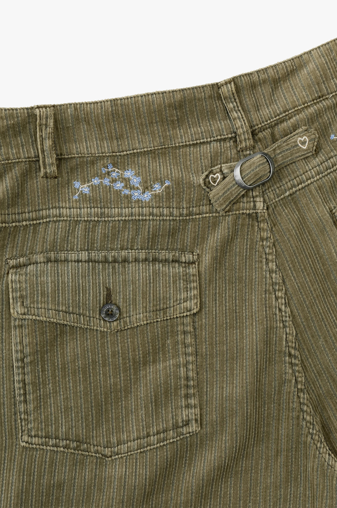 Director Corduroy Pants Green