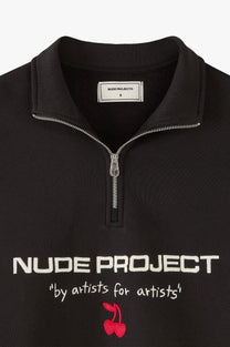 Sport Quarter-Zip Black