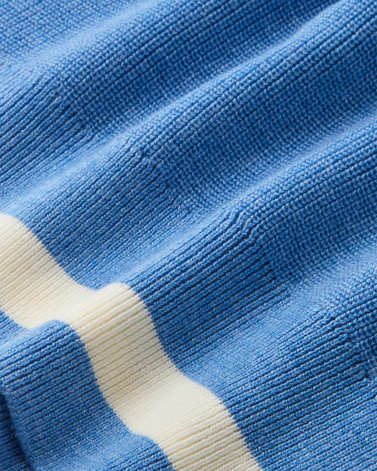 Senna Knit Quarter-Zip Blue