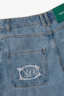 Denim Jorts Blue