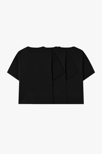 Basic Tee Black 3xPack