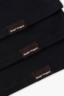 Basic Tee Black 3xPack