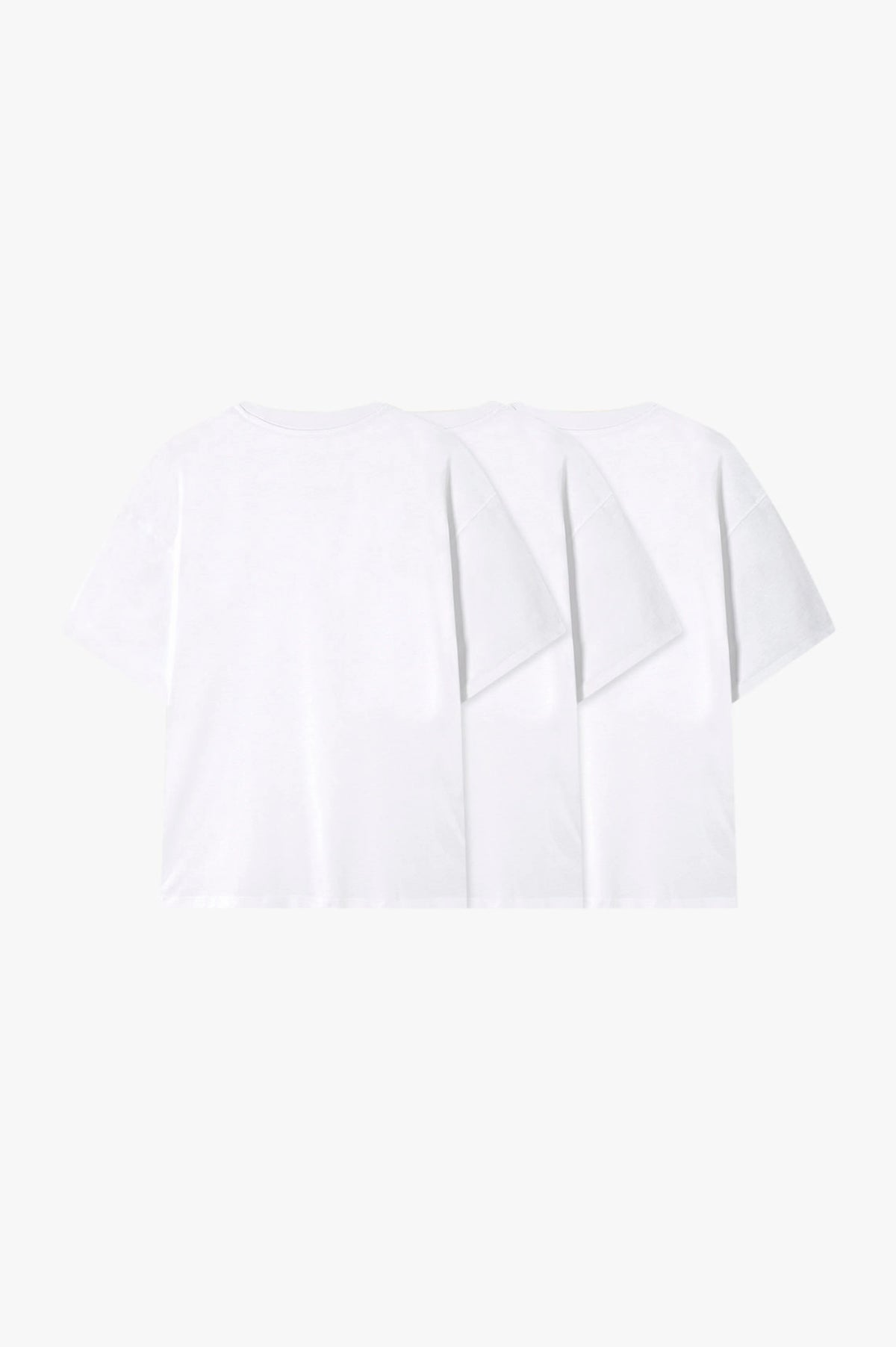 Basic Tee White 3xPack