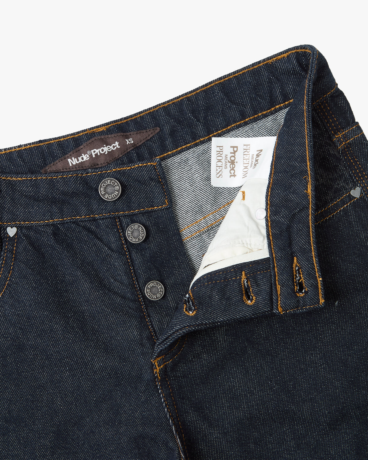 Basic Straight Jeans Laser