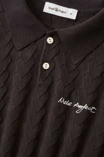 Cora Knit Polo Brown