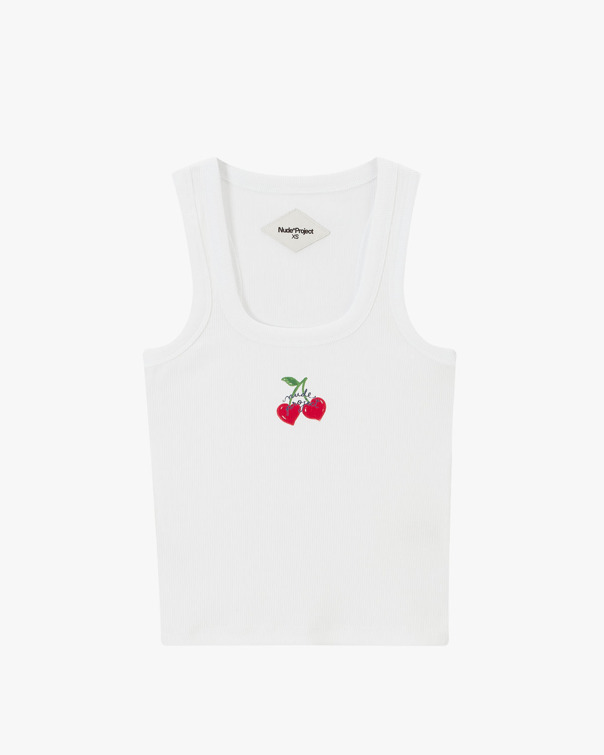 Berry Tank Top White