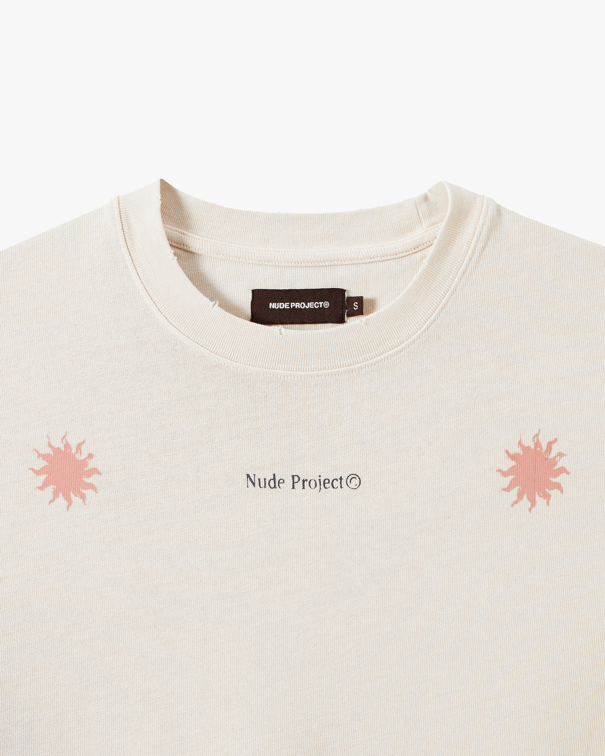 SOLET CROPPED TEE MARSHMALLOW