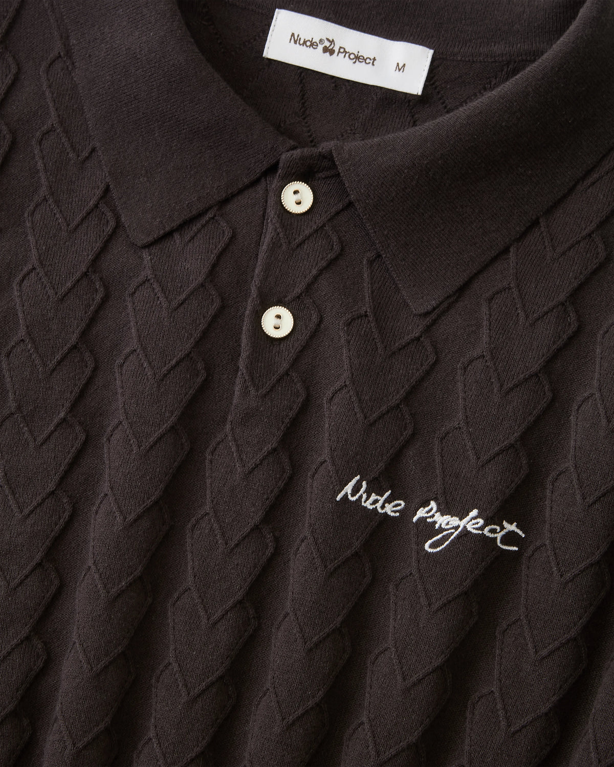 Cora Knit Polo Brown