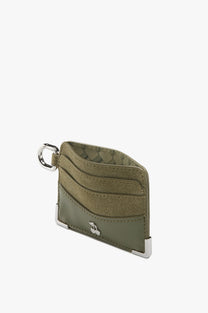 Suede Cardholder Green