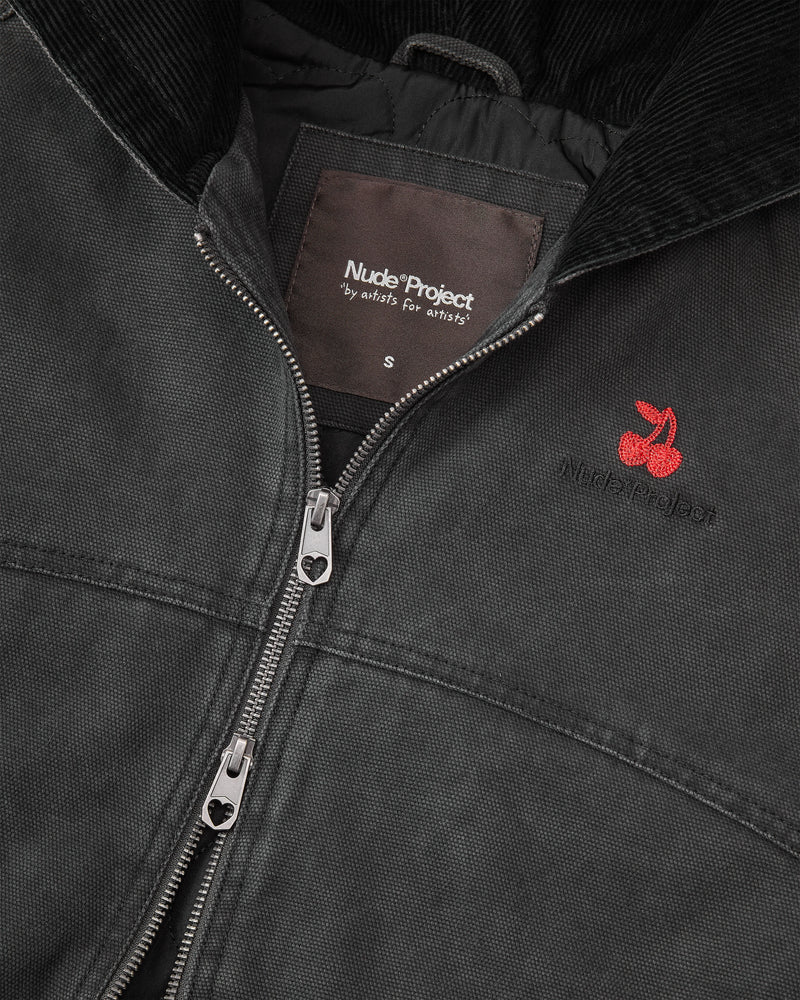 Worker Jacket Canvas Ash