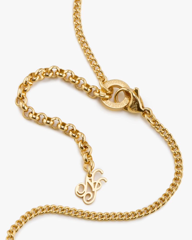 Cherry Necklace Gold