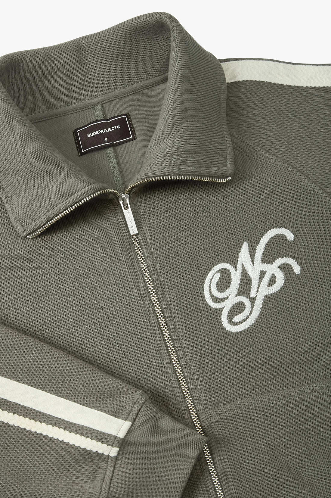 Ying Yang Zip-Up Green
