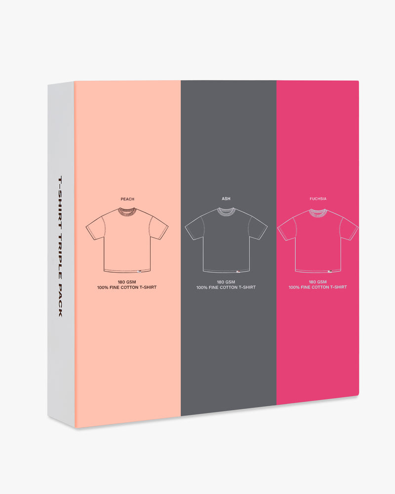 PACK DE 3 CAMISETAS SUMMER COLORS