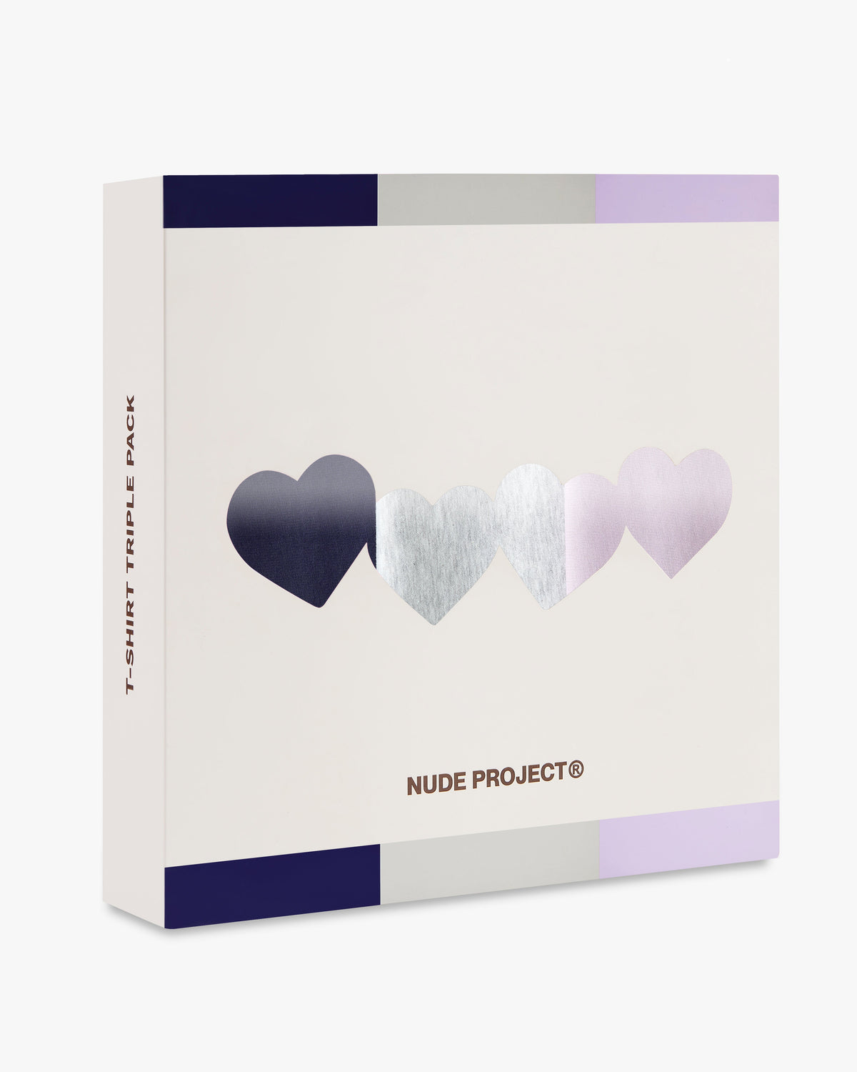 Basic Tee Lilac/Grey/Navy 3Xpack