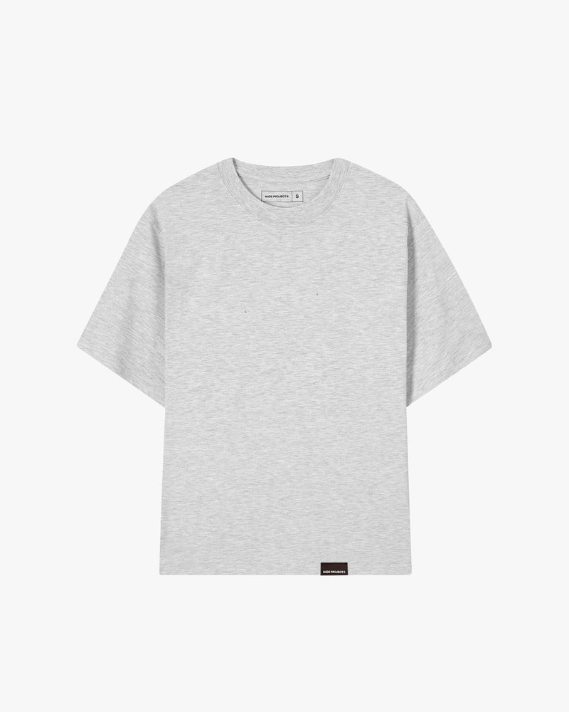 BASIC TEE WHITE/ASH/BURGUNDY 3XPACK