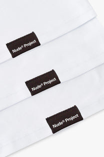 Basic Tee White 3xPack