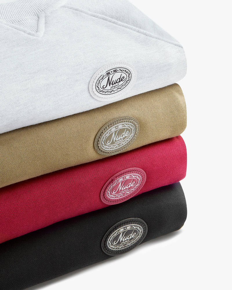 CREWNECK BURGUNDY ESSENTIALS