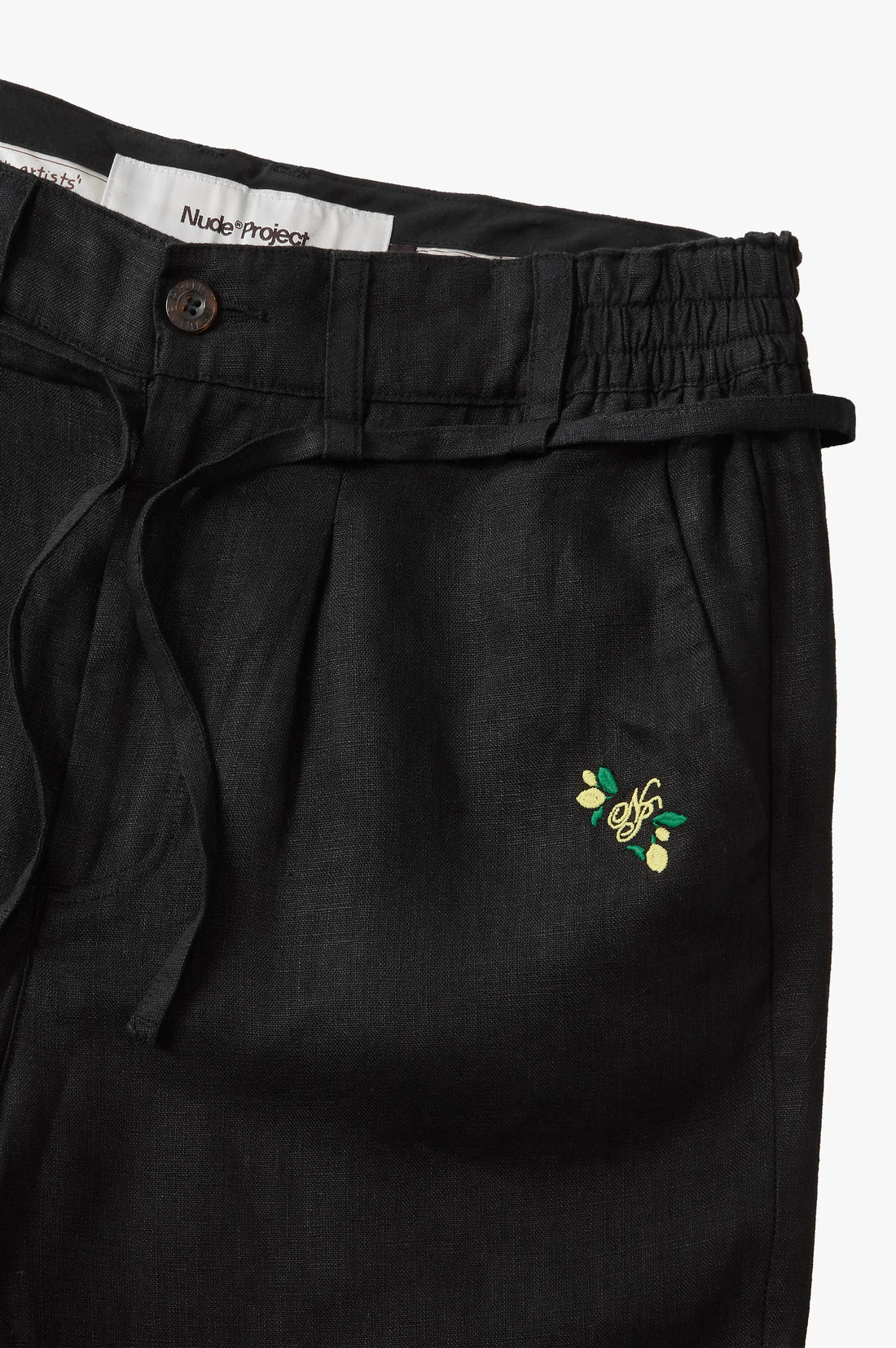 Kimchi Linen Pants Black