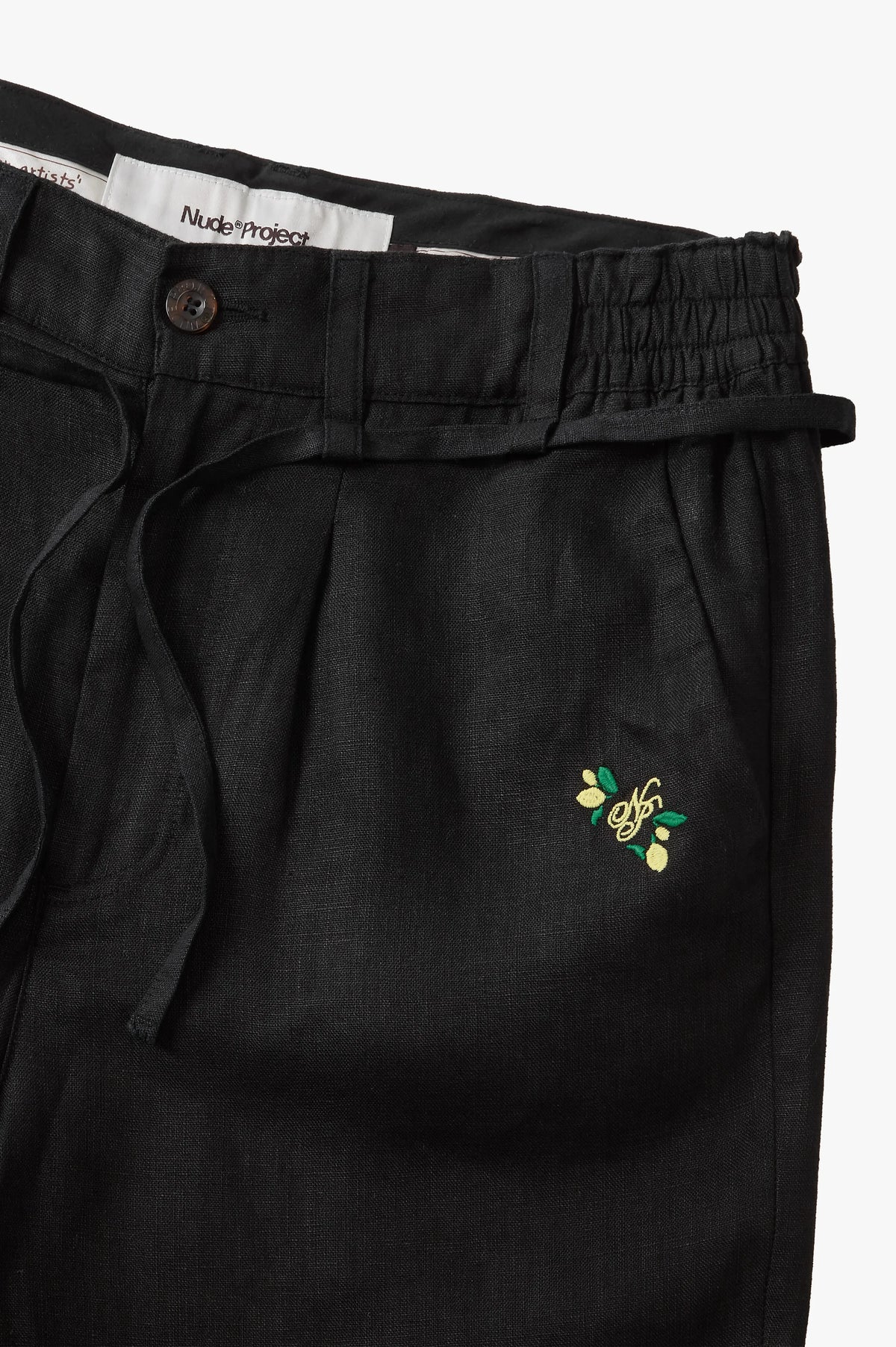 Kimchi Linen Pants Black