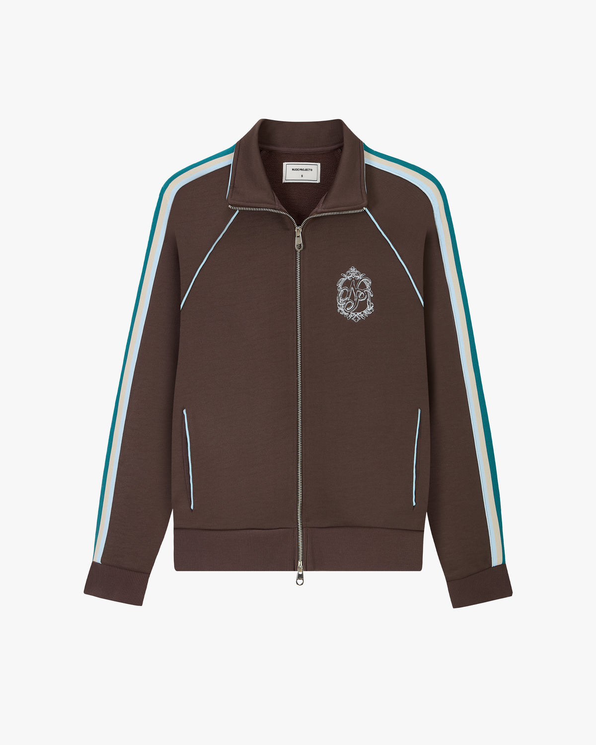 Asphalt Zip-Up Jacket Brown