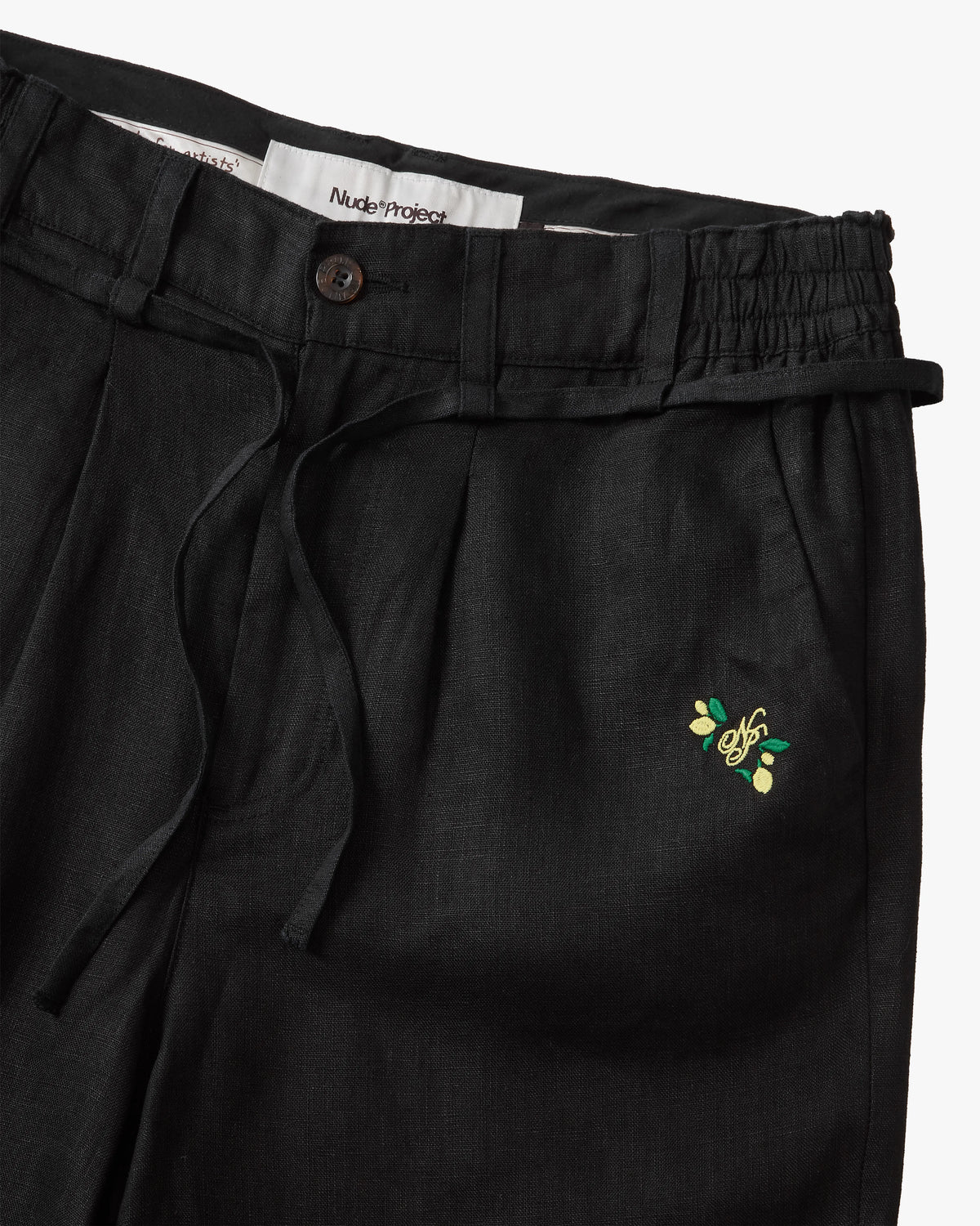 Kimchi Linen Pants Black