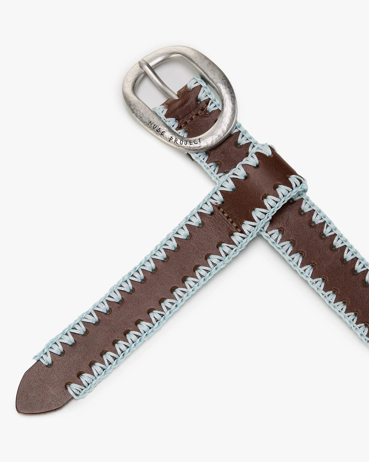 Stitched Genuine Leather Belt