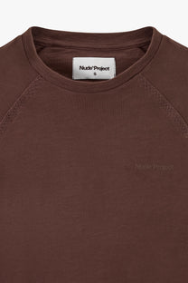 Basic Long-Sleeve Tee Brown
