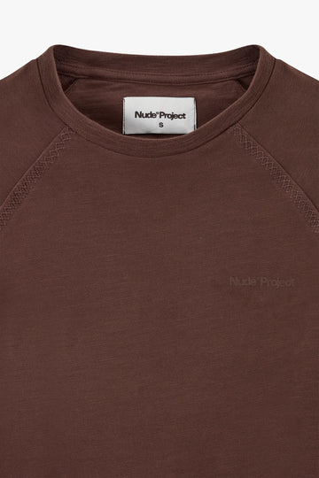 Basic Long-Sleeve Tee Brown