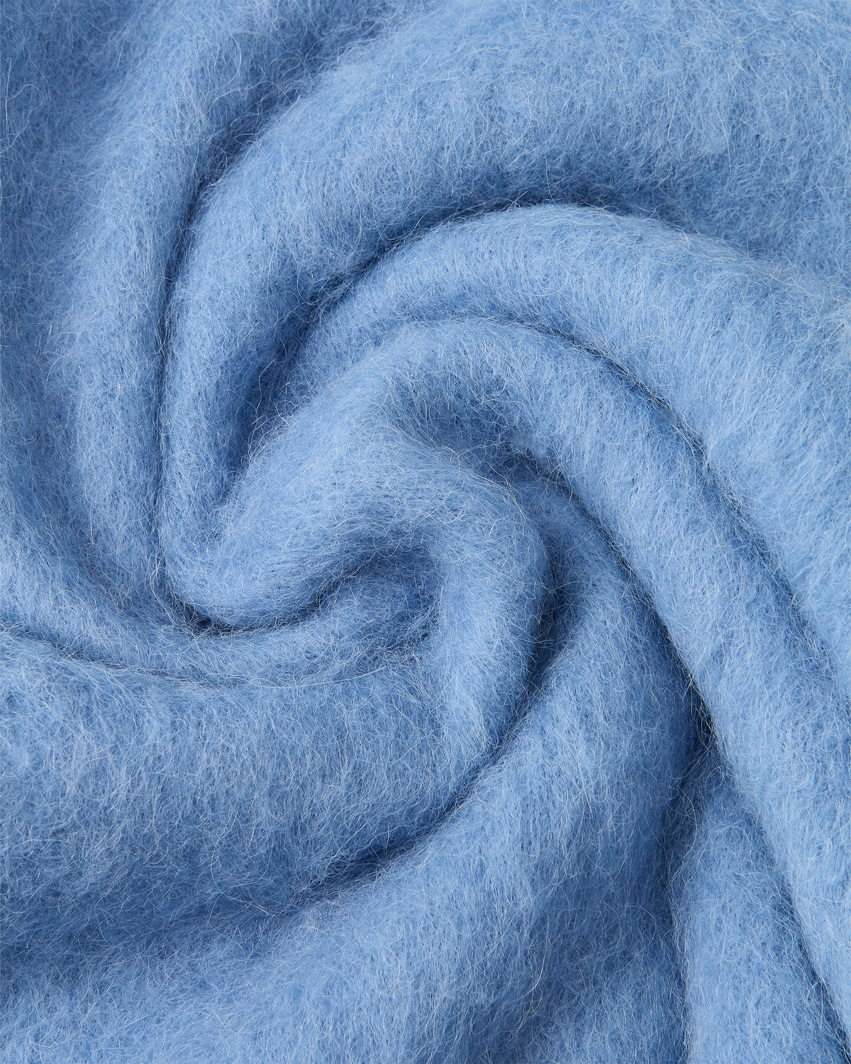 Alpaca Button Up Knit Cardigan Blue