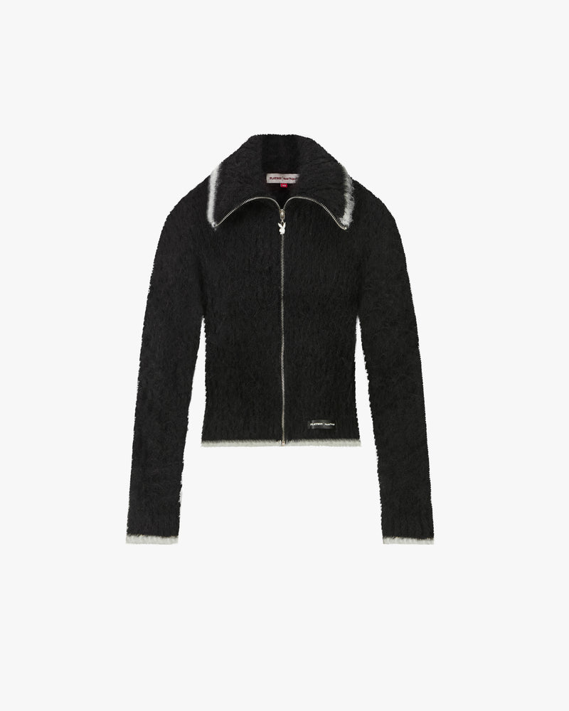 Jersey Mansion Zip-Up Negro