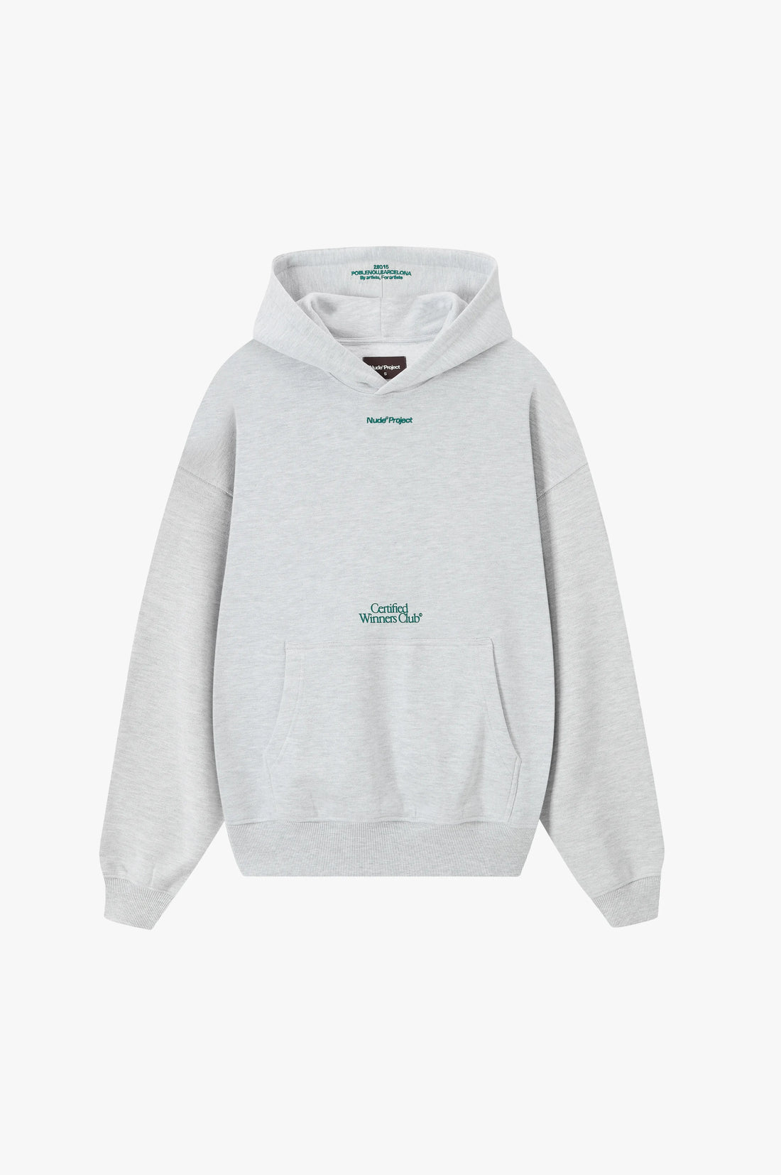 Winner Hoodie Grey Melange