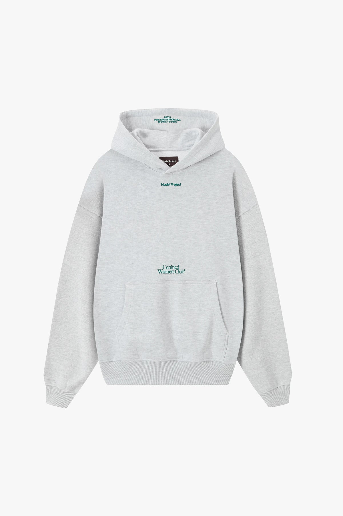 Winner Hoodie Grey Melange