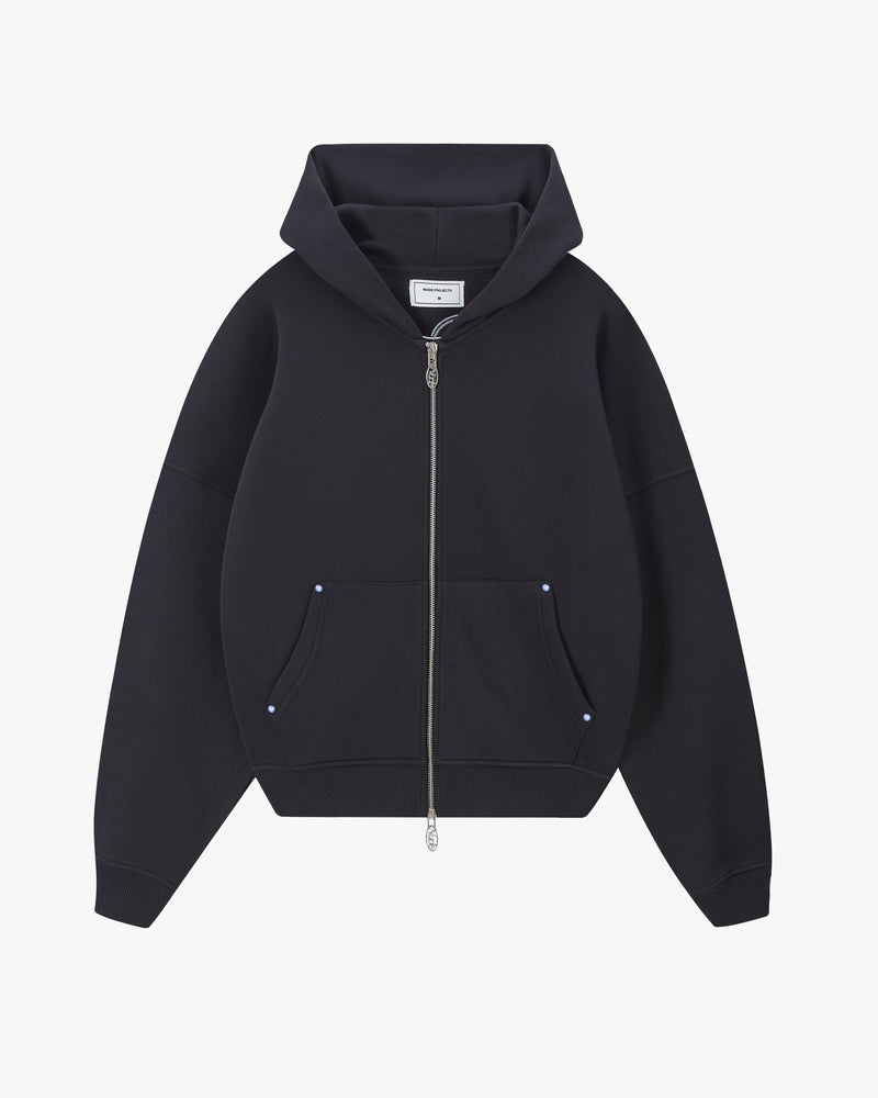 Beast Zip-up Hoodie Black/Blue