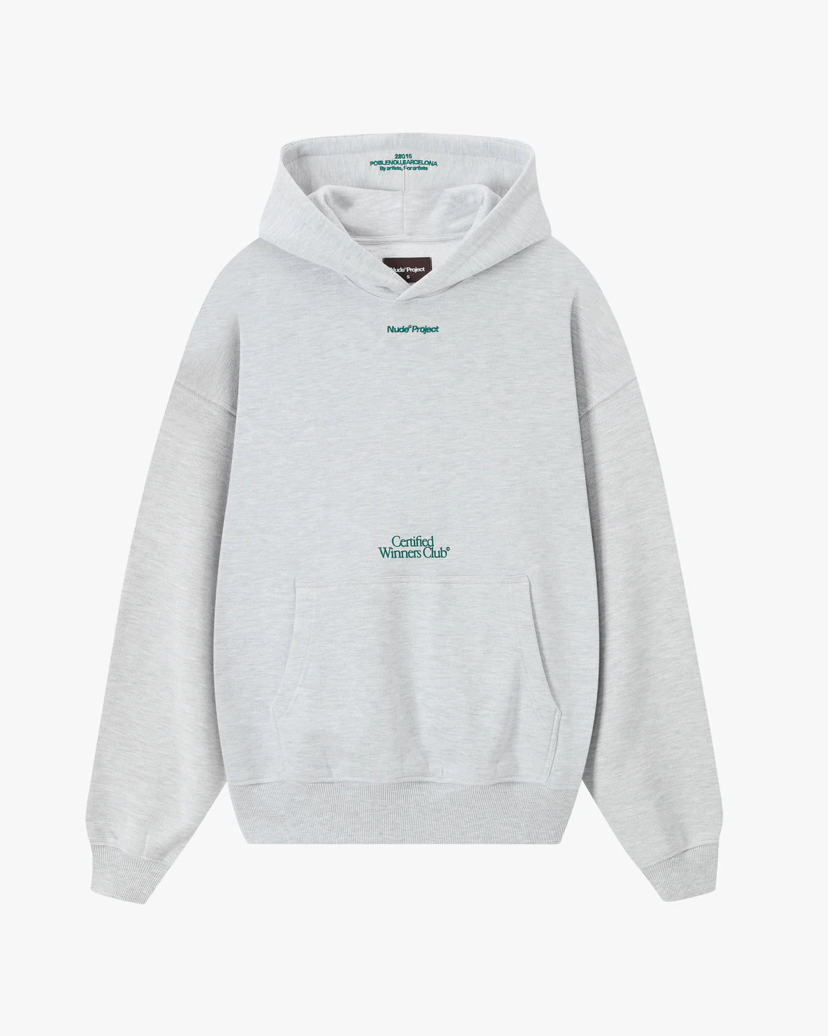 Winner Hoodie Grey Melange
