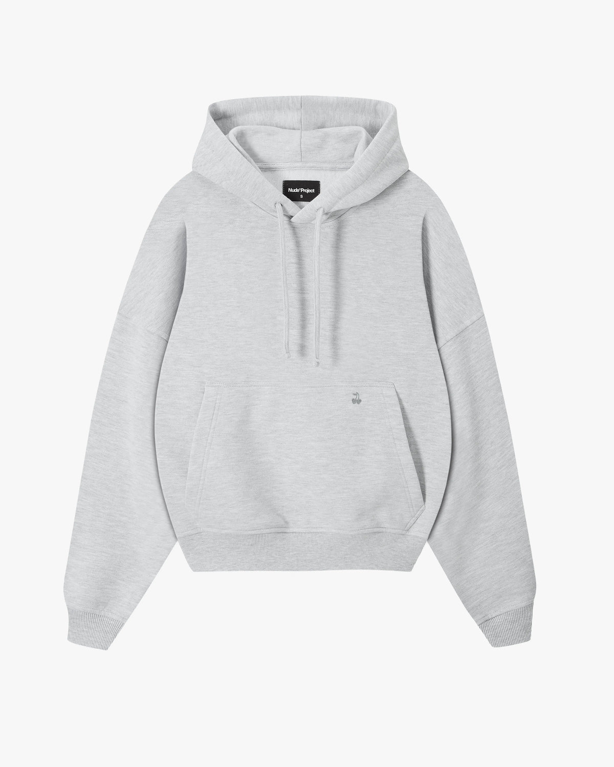 Marble Hoodie Grey Melange