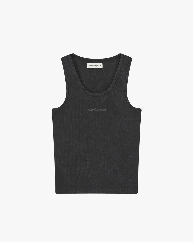 Ribbed Tank Top Ash