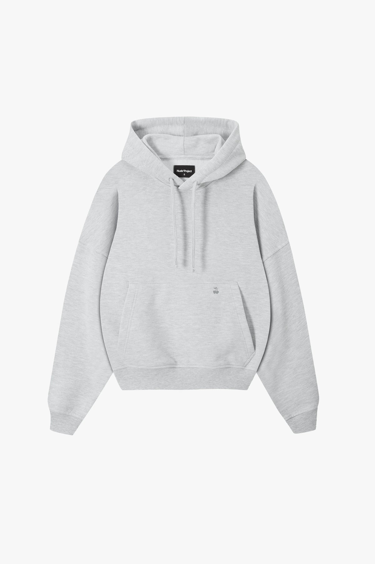 Marble Hoodie Grey Melange