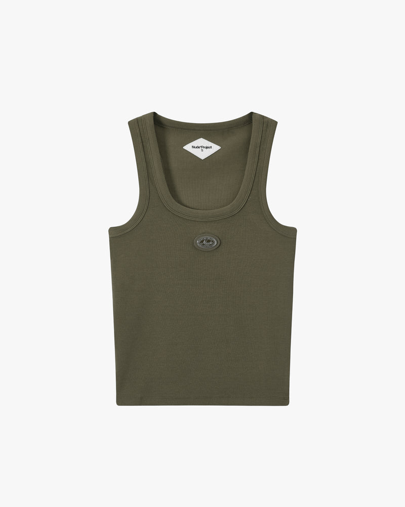 Sophisticated Pleasure Tank Top Khaki