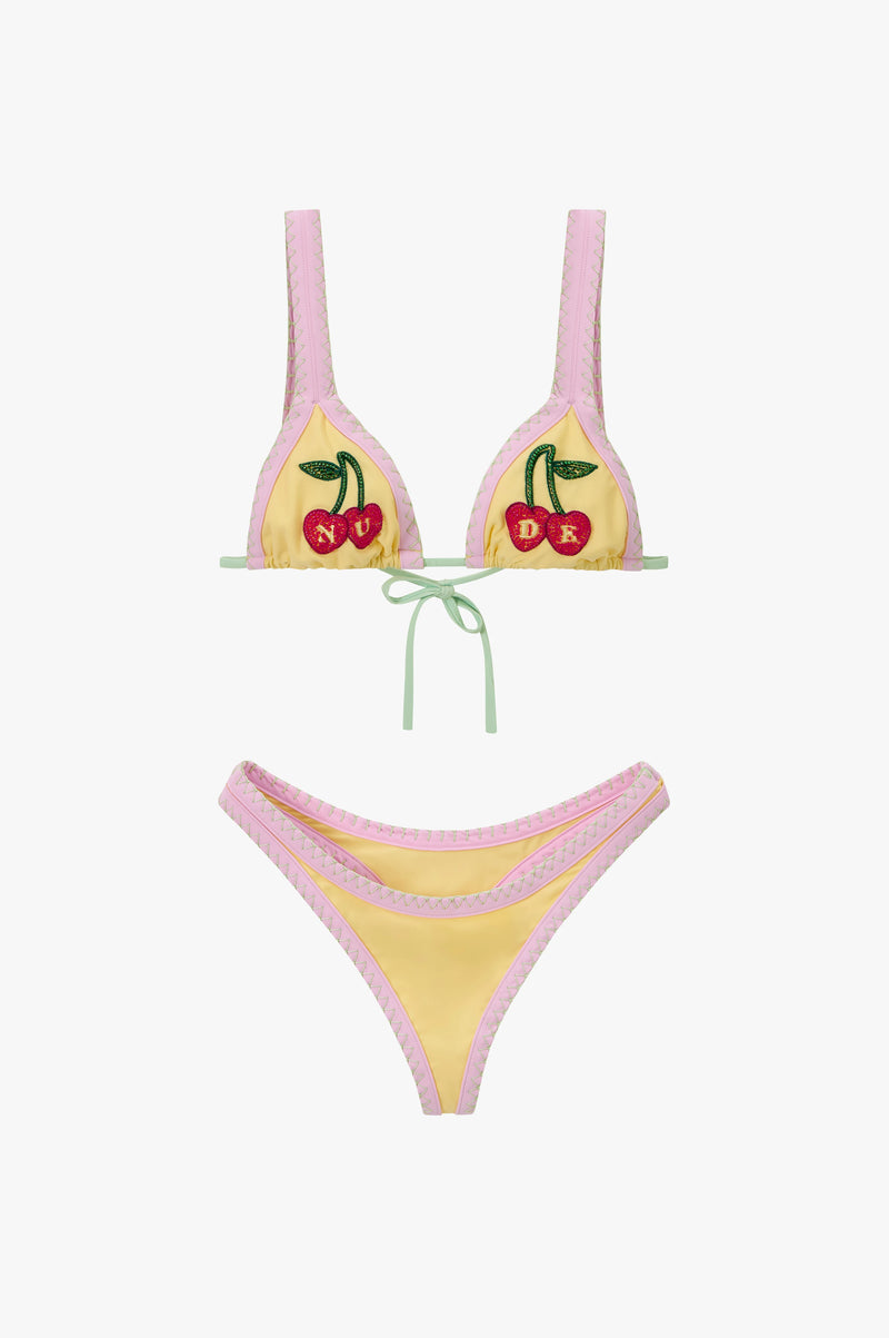 Bikinihose Coralite Gelb