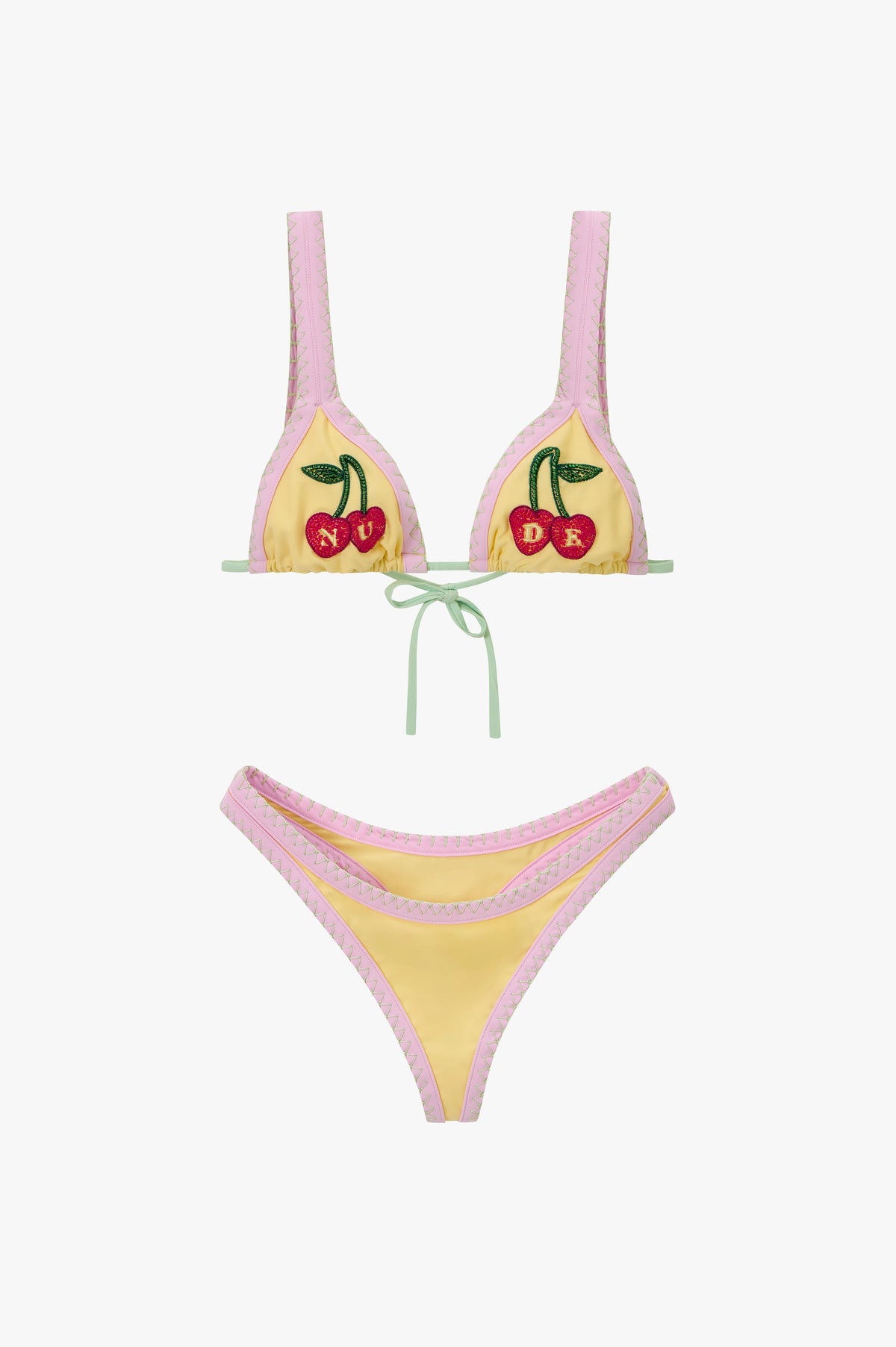 Top Bikini Coralite Giallo