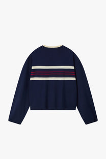Smith Knit Sweater Navy