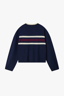 Smith Knit Sweater Navy